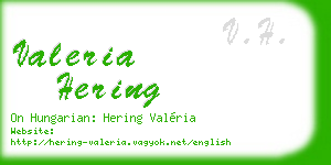 valeria hering business card